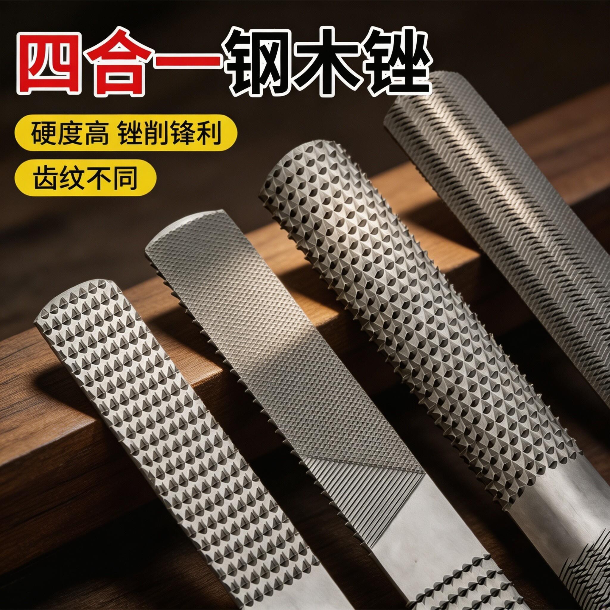 新升级四合一钢木锉金属
