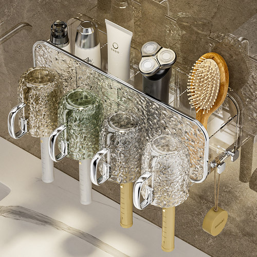 牙刷置物架一家三口四口