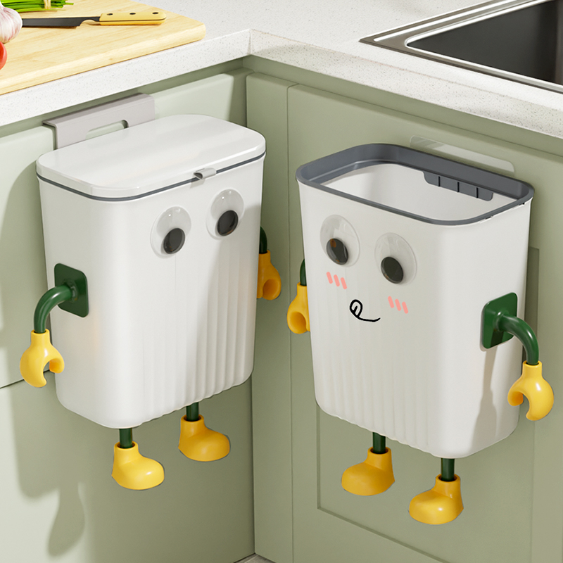 可爱新款壁挂式垃圾桶
