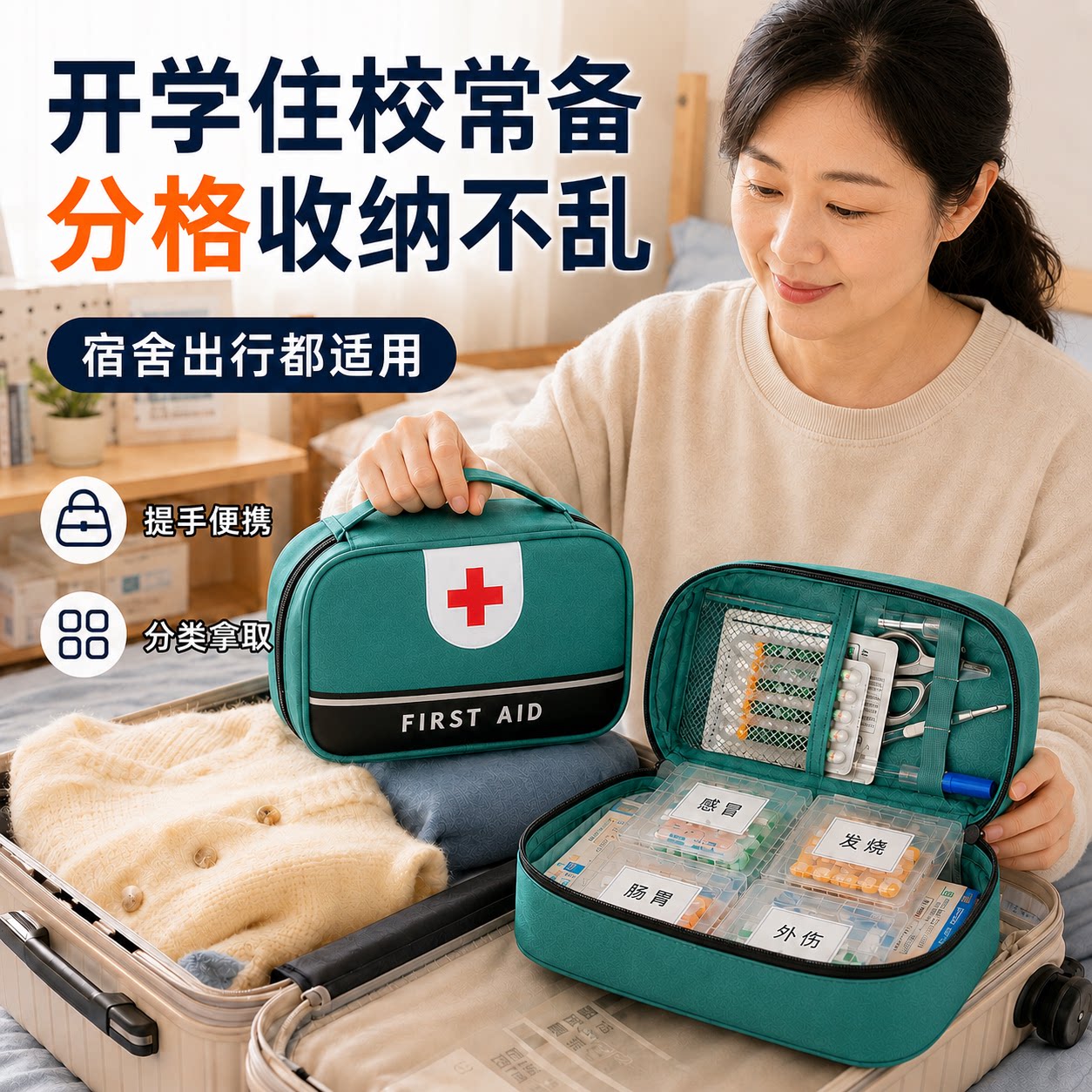 住校生必备大学生宿舍生活用品大全军训好物初高中生开学住宿神器