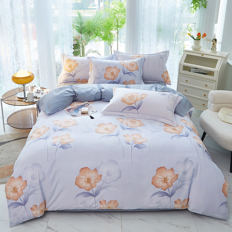 加厚全棉磨毛被套单件保暖