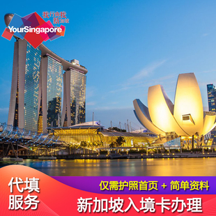 新加坡旅游商务入境电子代填表写入境卡