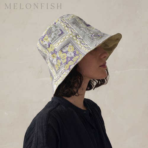 明星同款MELONFISH尼龙渔夫帽