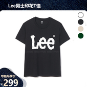 Lee商场同款 K1100 T恤印花大LOGO棉LMT0065673RX00F 经典 印花短袖