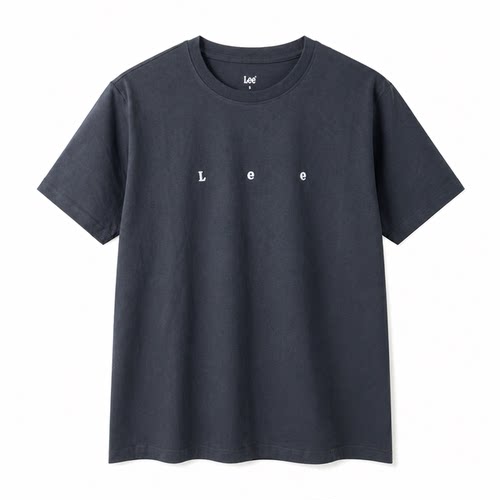 Lee春夏新款刺绣字母纯棉圆领T恤LMT010165207754-A07958-K14000