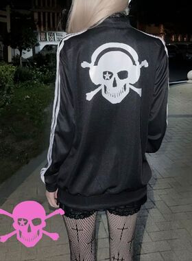 shabby骷髅队服  韩亿 现货速发 sebbi 三条杠运动潮流2026高品质