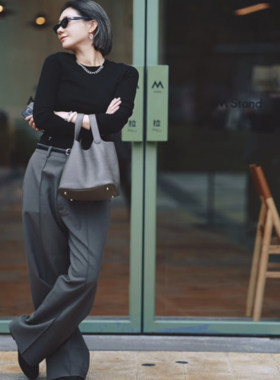 越简单越高级 26早春 Hanes x Karlal 舒适羊毛基础打底长袖上衣