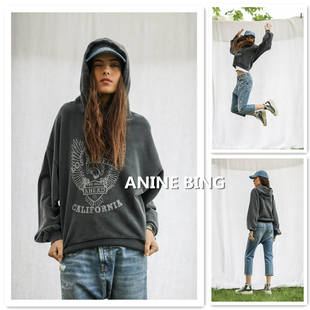 NINE ING 街头风胸前图案带帽卫衣 小喜家 美式 国内现货