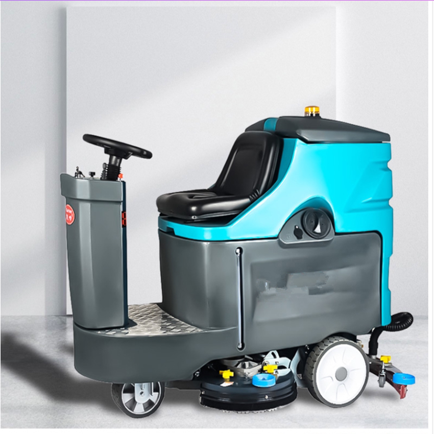 驾驶式双刷洗地机洗地车商超车间车站机场工业地面清洗无线fjc860