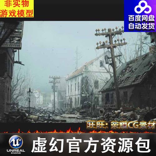 UE5 二战战区环境WW2 Warzone Environment Megapack 5.0-5.3.2