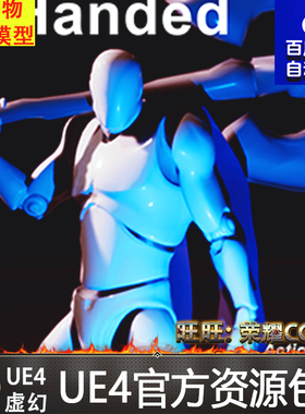 UE4虚幻4 Frank RPG 2 Handed (Combo) 人物战斧巨斧攻击动画