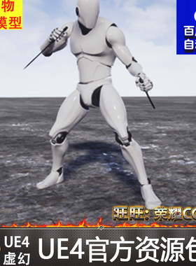 UE4虚幻4 TwinDaggers Animset 双刀流匕首近战格斗攻击动作动画