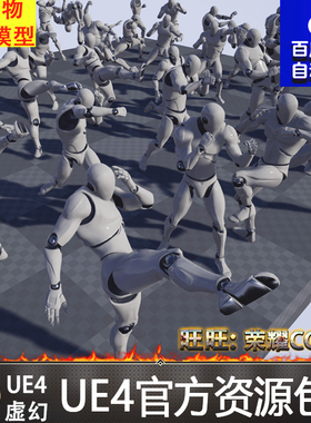 虚幻4 Fighting Animset Pro UE4人物战斗格斗打架武功动画