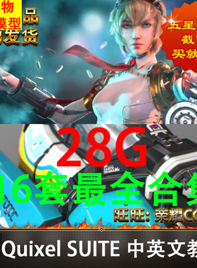 Quixel SUITE NDO DDO次世代贴图材质纹理绘制中文教程16套合集