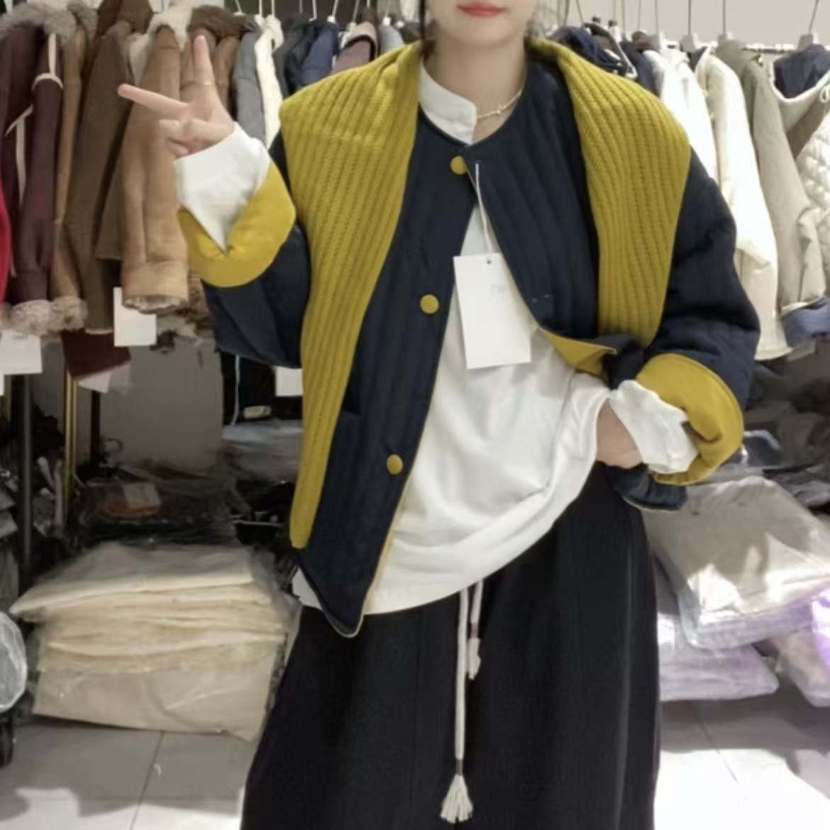 现货捡漏10.8（兰姐精选）937- #两面穿棉服麦麦家