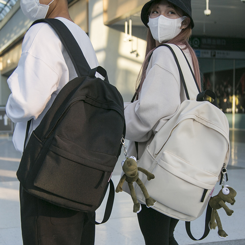 书包男ins潮酷学生初高中大容量旅行电脑双肩潮牌休闲简约背包女 箱包皮具/热销女包/男包 双肩背包 原图主图