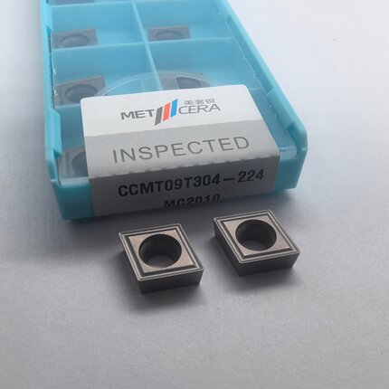 美奢锐金属陶瓷菱形内控数控车刀片 CCMT09T304 CCMT09T308 钢件