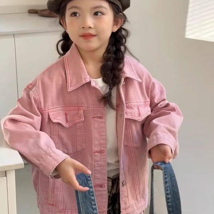 女童牛仔外套春装2025新款洋气外穿女孩时髦休闲甜美百搭春秋上衣,童装/婴儿装/亲子装,普通外套,淘宝优惠券,粉丝福利购,淘宝优惠卷
