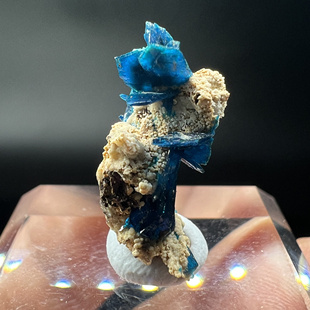 磷酸锌铜矿Veszelyite 精品 矿物晶体 矿物标本 原石 宝石 收藏品