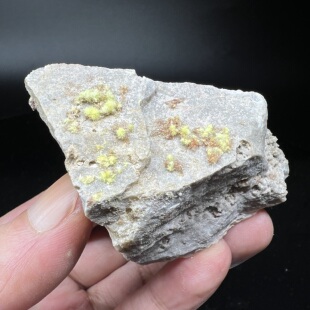 水氟铝钙石Carlhintzeite +氟铝石膏 精品天然矿物晶体矿物标本