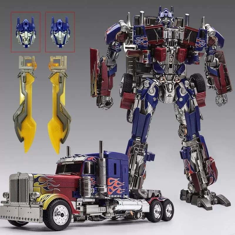 变形玩具大黄蜂金刚擎天之柱正合金版汽车变型机器人模型男孩儿童