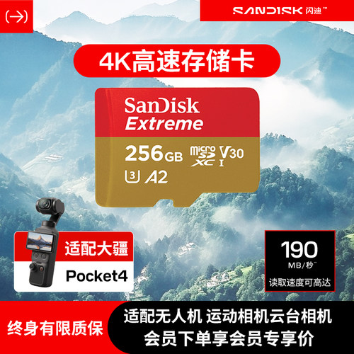 闪迪内存卡大疆无人机