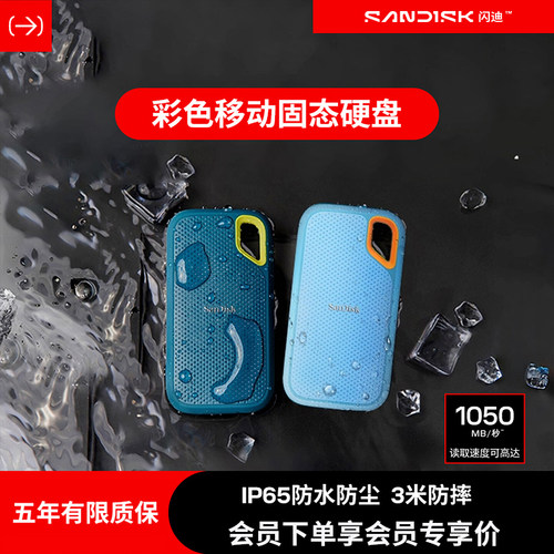 读取1050mb/s移动固态硬盘