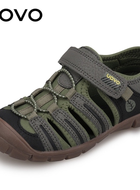 UOVO男童凉鞋新款中小童儿童沙滩鞋夏季包头宝宝运动凉鞋韩版潮款