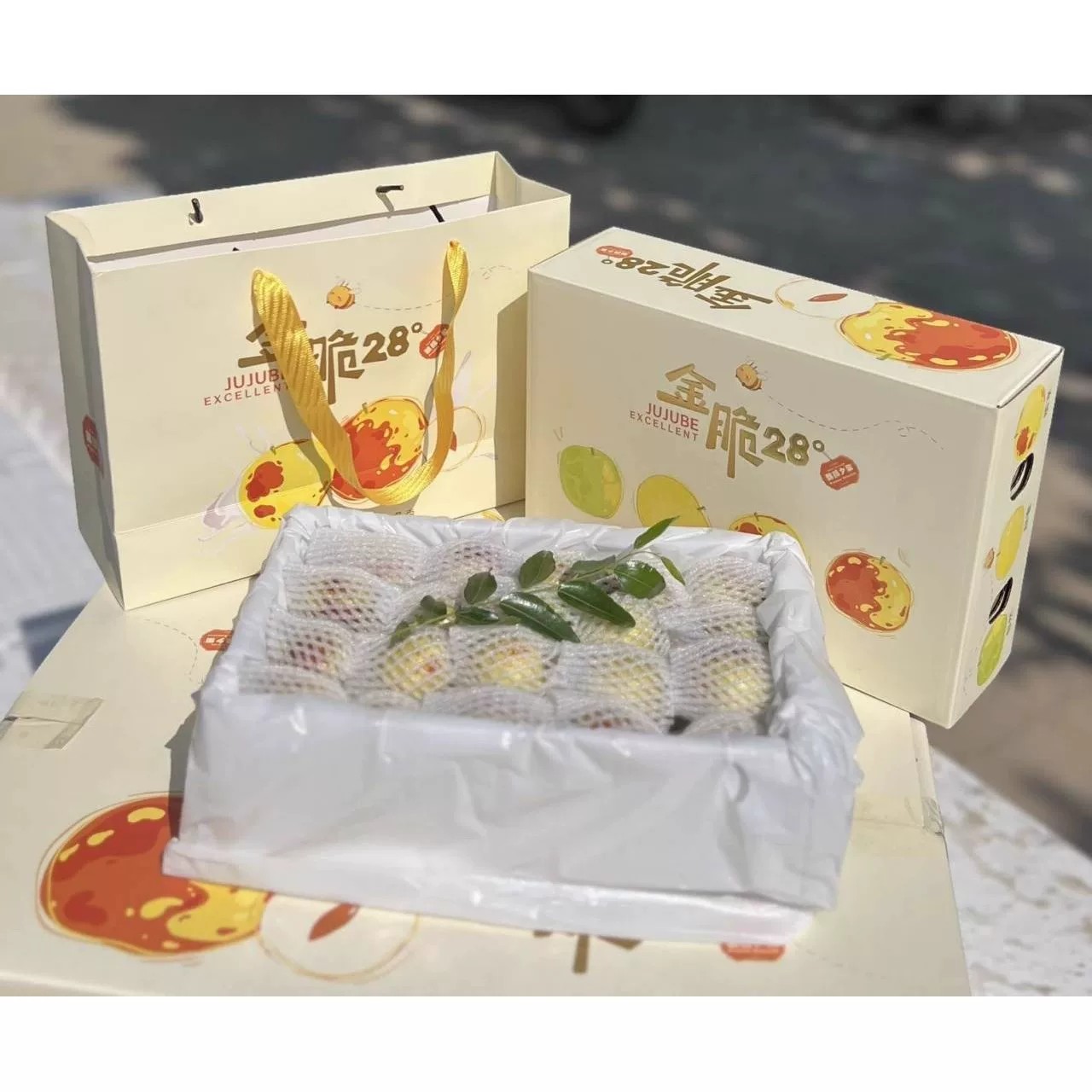 金脆28&deg;产自陕西大荔的冬枣当季现货脆甜冬枣新鲜水果孕妇宝宝果