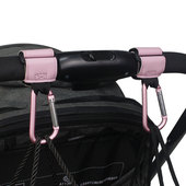 D型婴儿推车挂钩铝合金童车钩通用款 推车配件加宽高承重5KG两只装