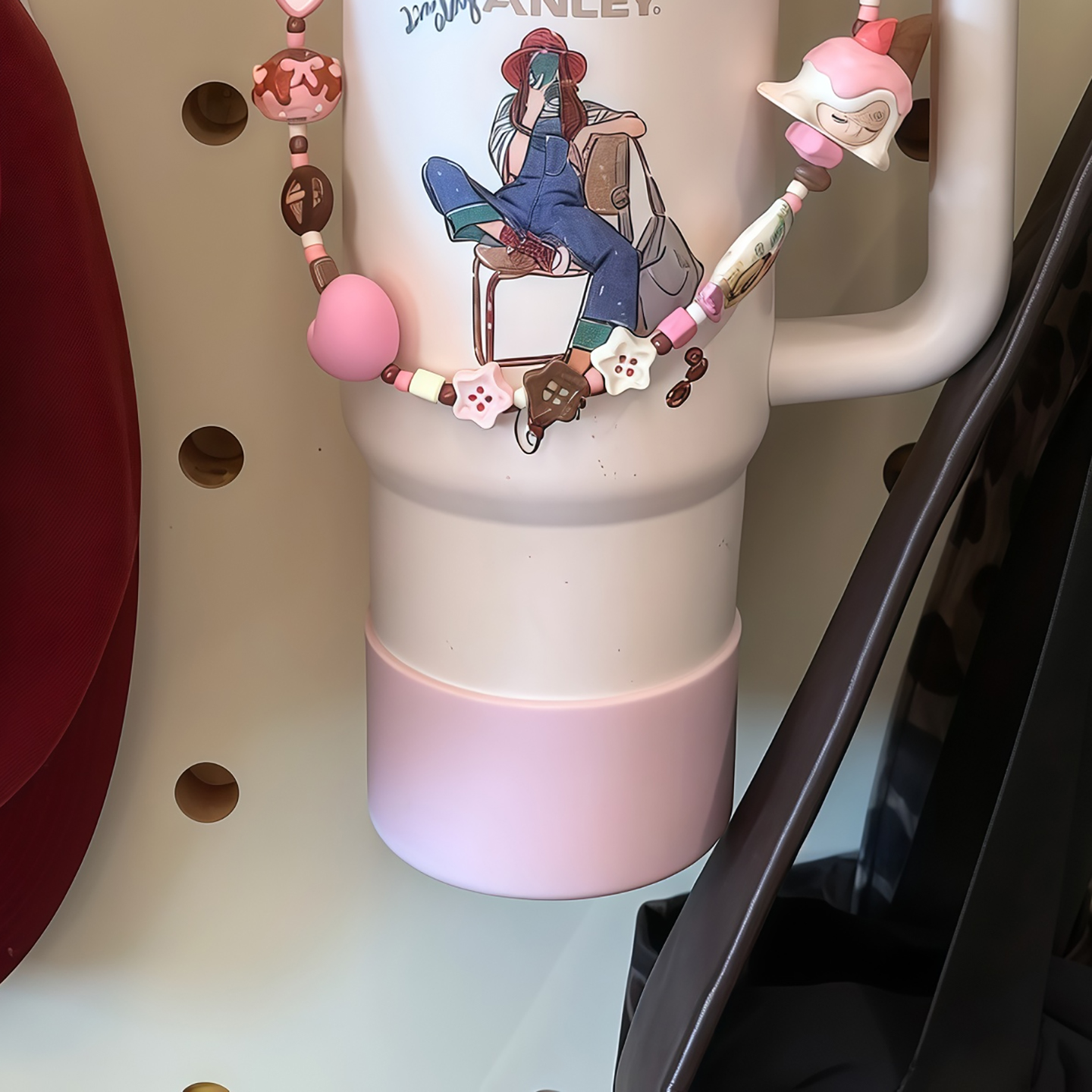 【7-7.5cm杯套】stanley水杯硅胶保护套史丹利冰霸杯杯子配件通用