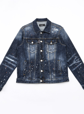 2025DS春秋新款潮流水洗个港分ing夜店渣男学生牛仔休闲D2外穿