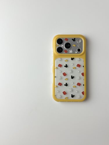 西多士可爱米奇元素半透壳 iPhone18 / iPhone17全包防摔手机壳