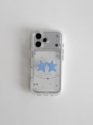 西多士适用透明拥抱星星苹果17/16/15Promax手机壳双层14