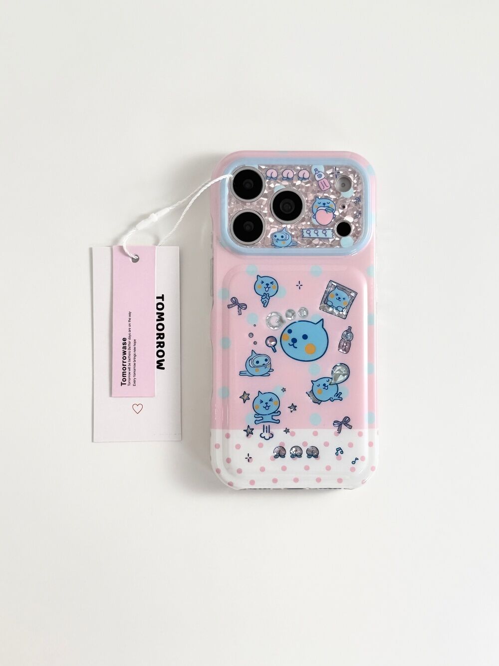 西多士桃子汽水酷儿适用苹果17promax全包iPhone16冰裂纹15可爱手机硬壳
