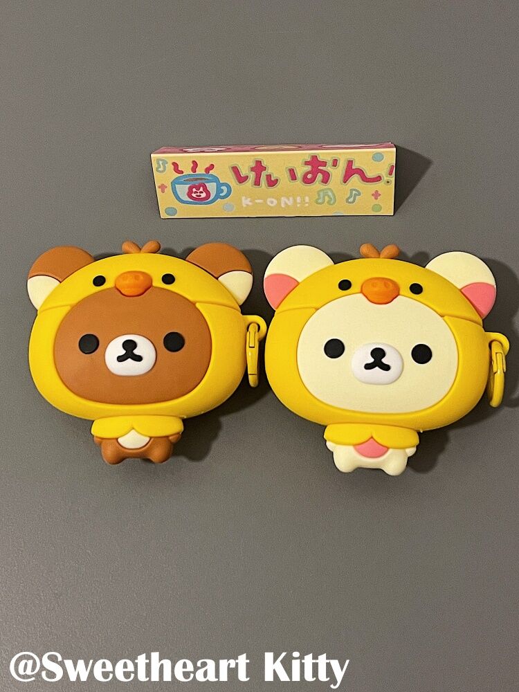 西多士可爱鼻孔鸡头套轻松熊适用airpods1/2代苹果无线耳机套pro/新3代