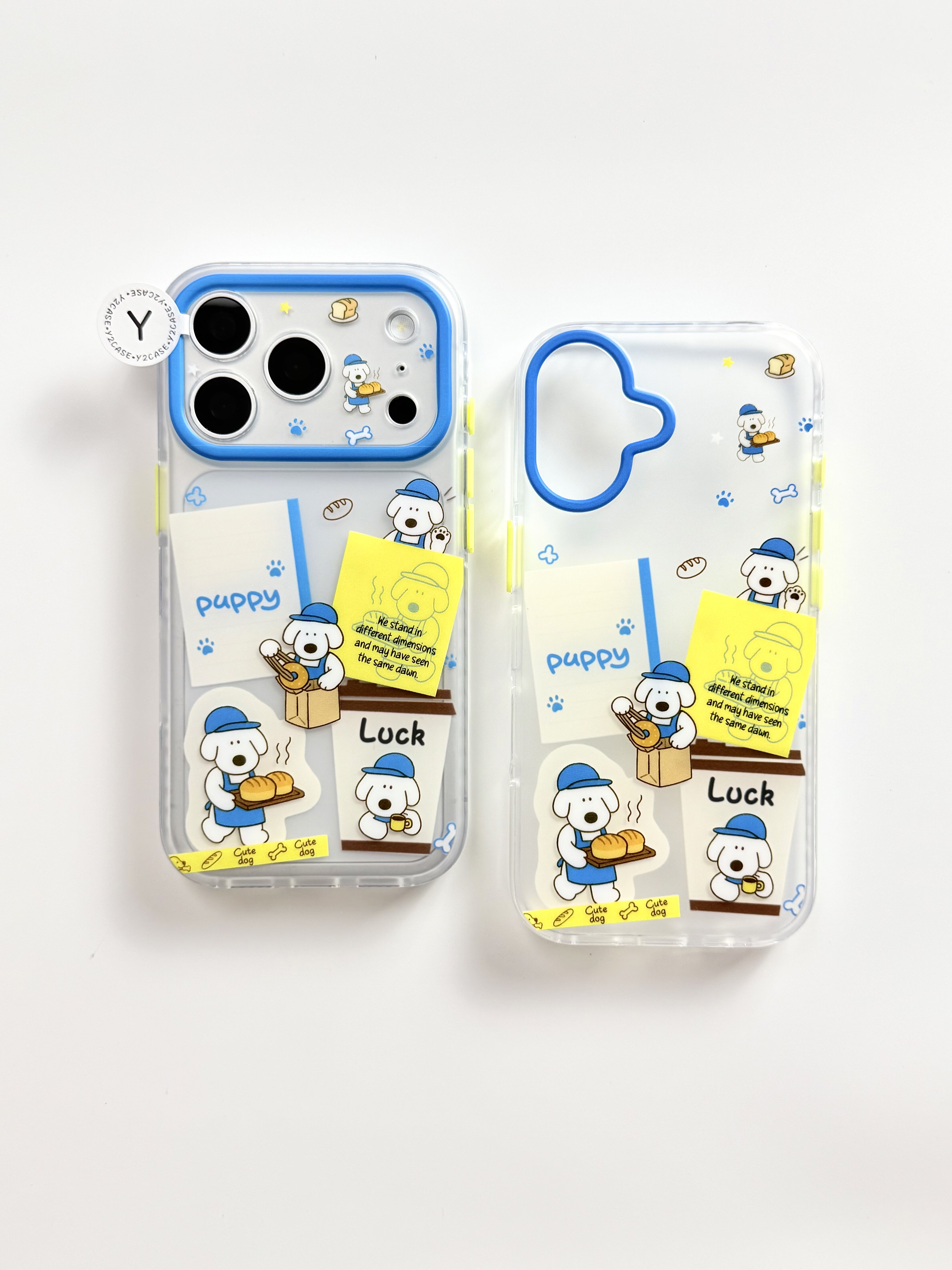 西多士磨砂卡通可爱面包店员小狗IMD双层手机壳适用iPhone17新款苹果16日韩ins15