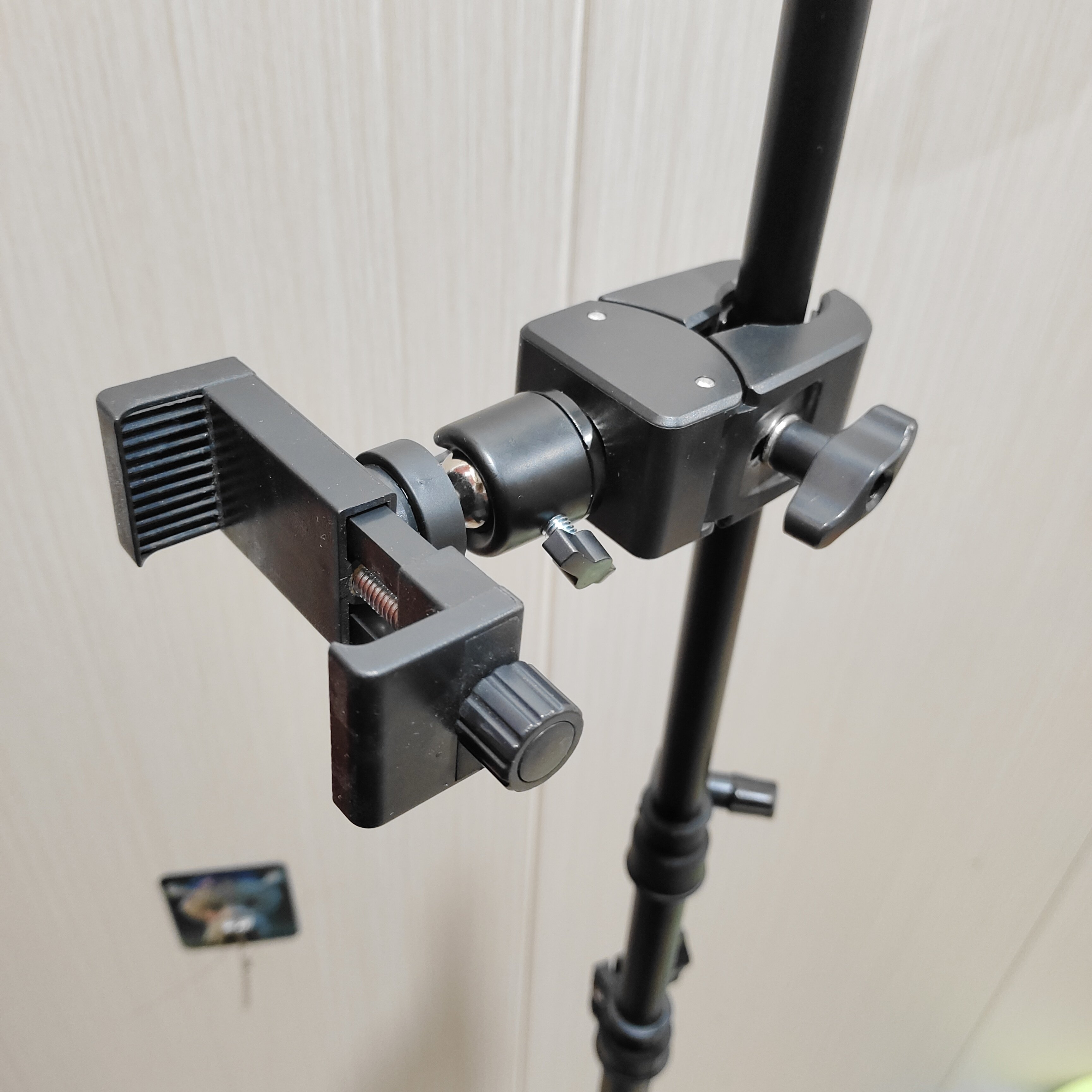 手机直播支架增位配件单车电动车导航支架手机夹子旋转云台蟹钳夹