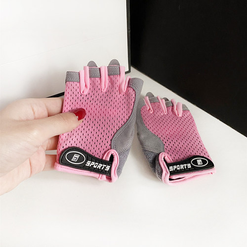 骑行手套儿童户外运动半指防滑