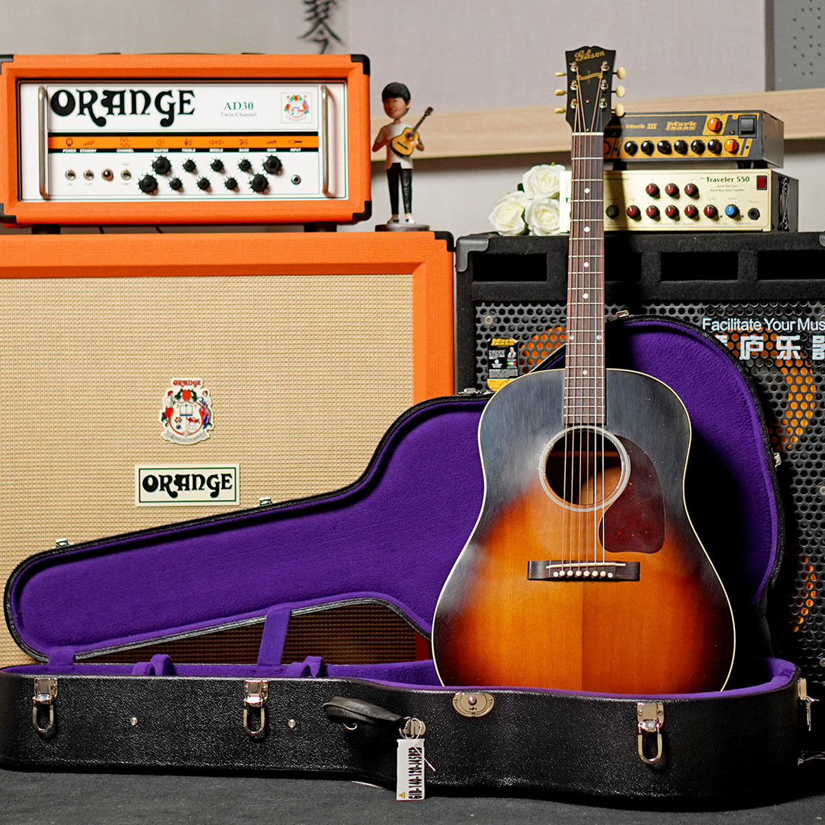 【琴庐乐器】Gibson吉普森墨菲1942 Banner J-45轻度做旧民谣吉他