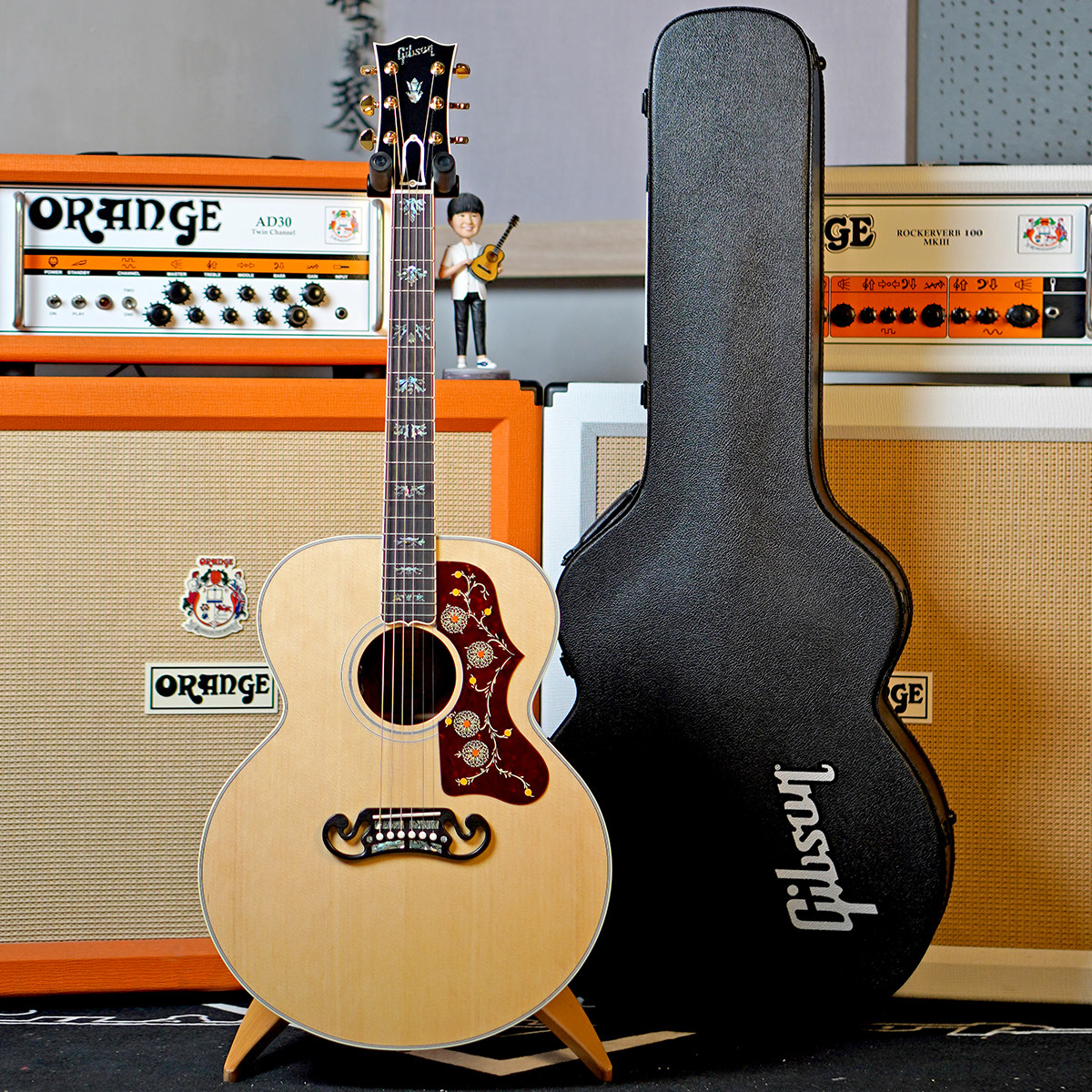 Gibson全单SJ-200Koa电箱吉他