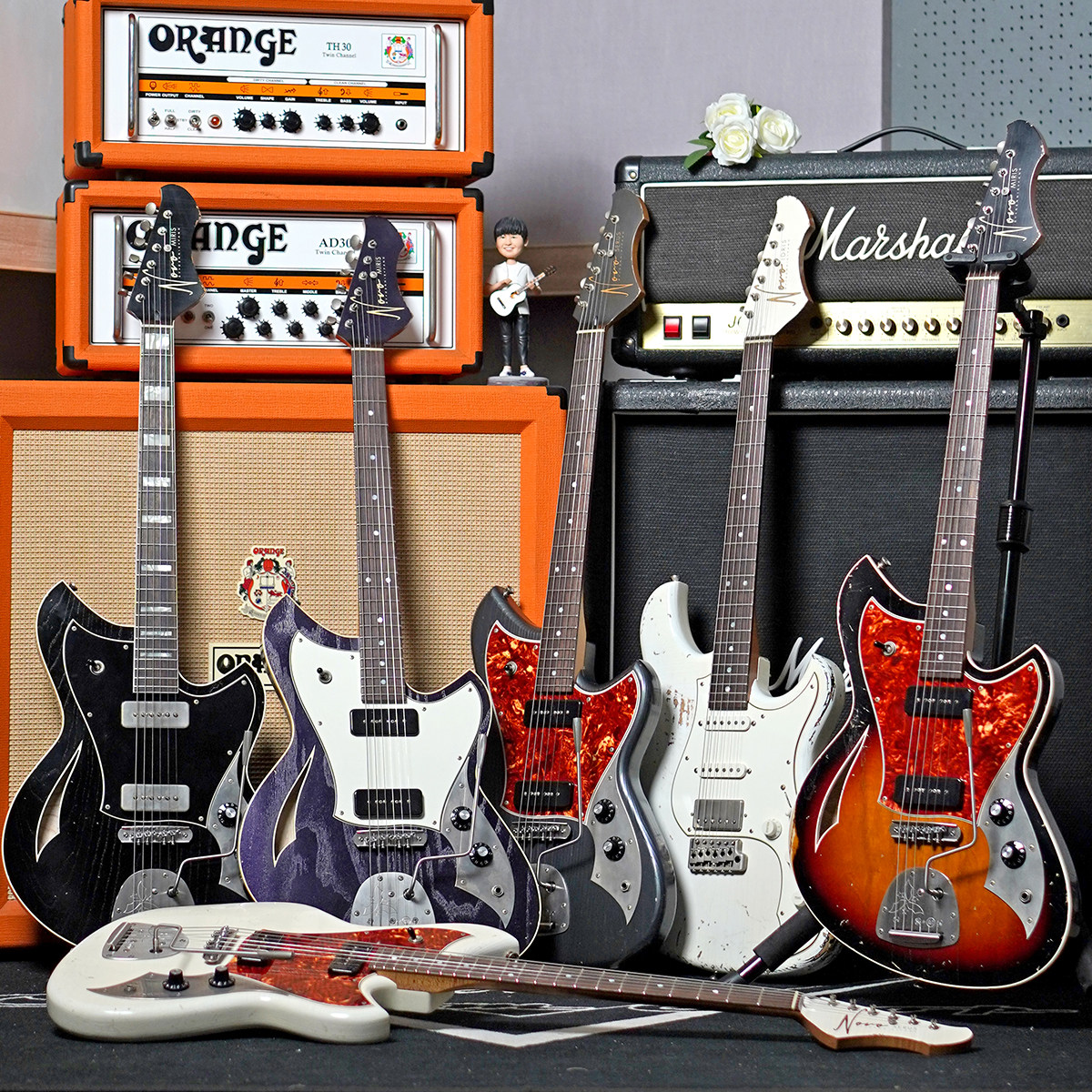 【琴庐乐器】NOVO MIRIS J/IDRIS HSS 美产高端手工做旧电吉他