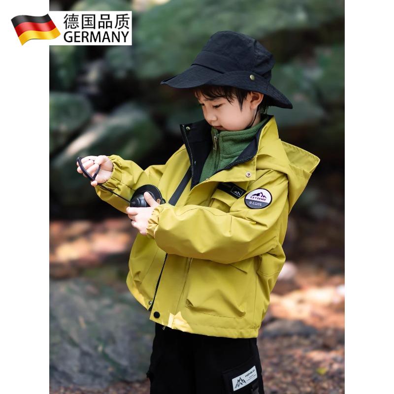 男童外套春秋新款儿童酷帅户外
