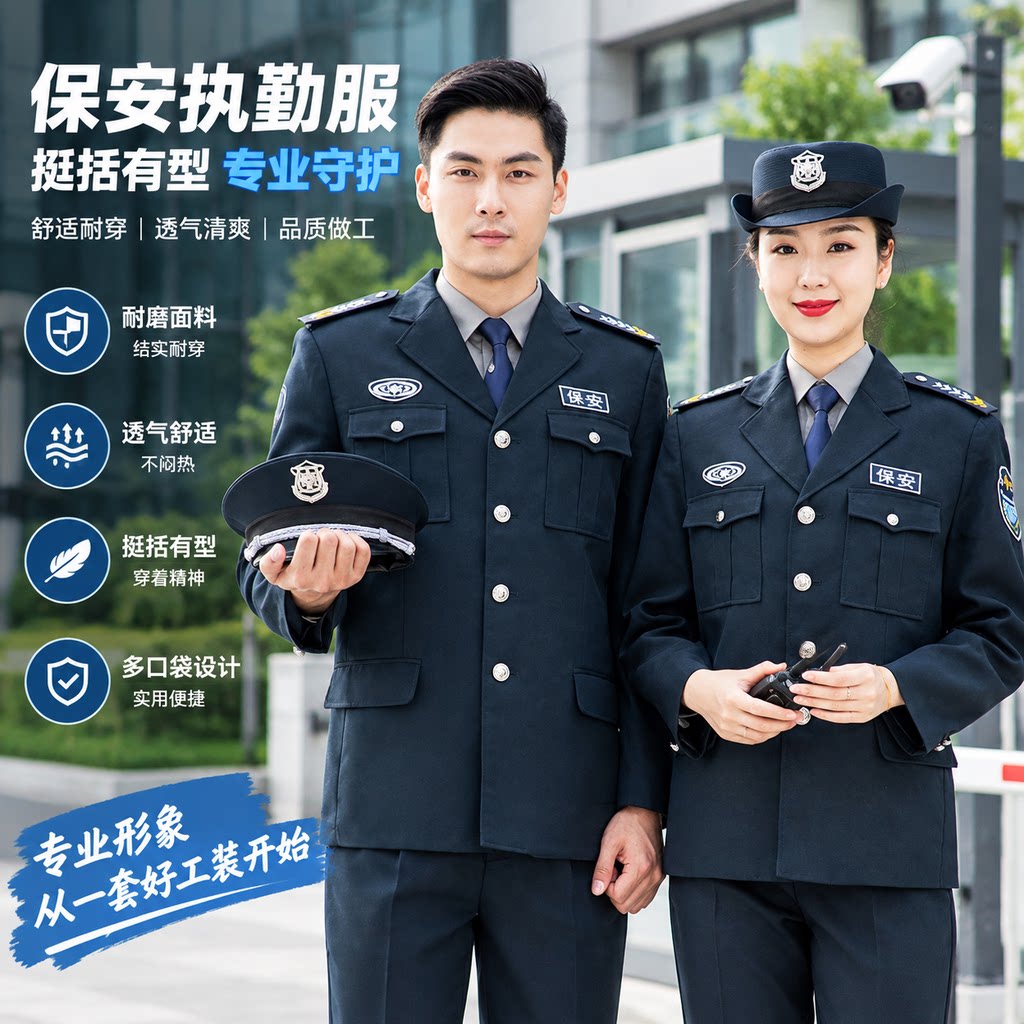 2011新式保安制服长袖保安服