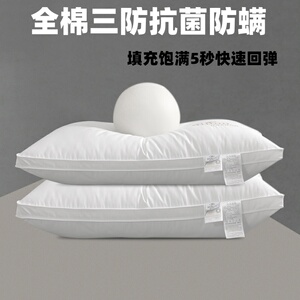 A类全棉三防抗菌防螨枕一对
