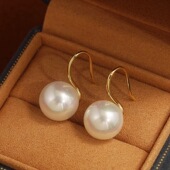 2025秋冬流行珍珠耳钩小香风时尚 高跟鞋 轻奢温柔气质耳环158