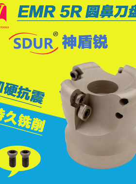 数控铣刀盘面铣刀盘EMR圆鼻刀盘RPMW1003D50R5刀头RPMT1204D63R6