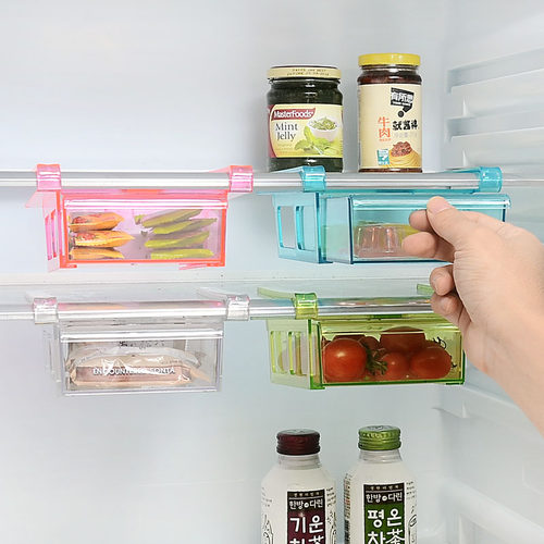 冰箱收纳盒抽屉式鸡蛋盒冷冻收纳神器架托蔬菜鸡蛋保鲜厨房整理盒