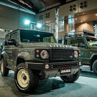 适用19 24年铃木吉姆尼Jimmy中网JB74升级陆虎Landrover中网外观