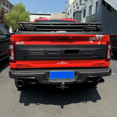 适用猛禽F150带灯尾门护板